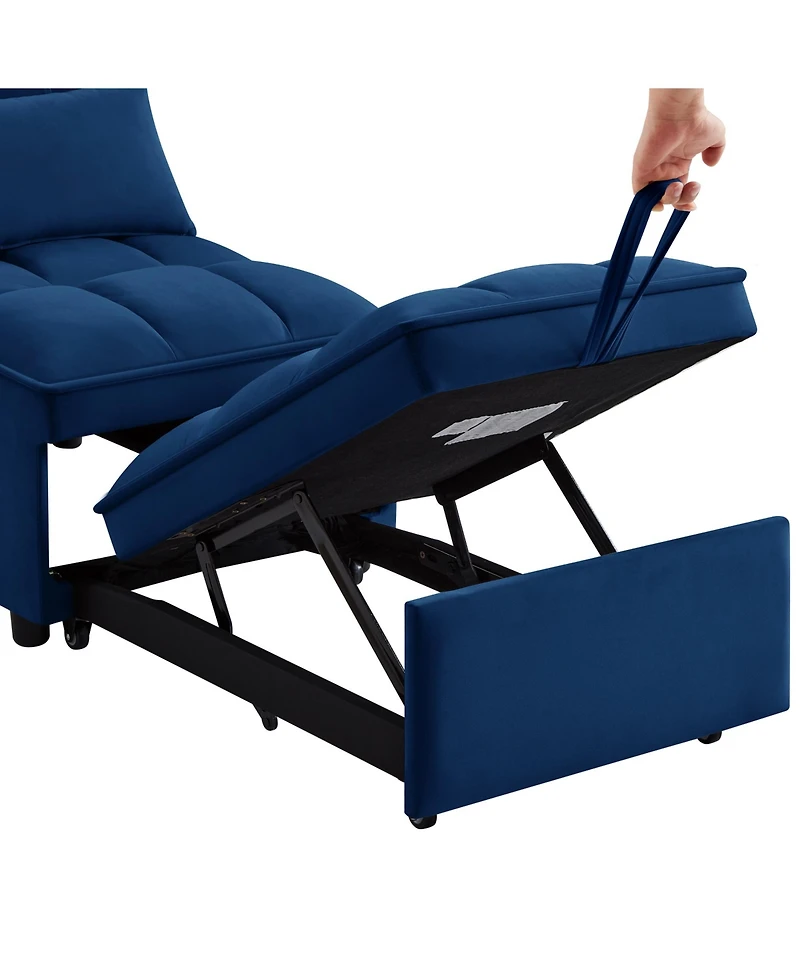 Streamdale 4-in-1 Sofa Bed with Adjustable Backrest, Storage, and Pillows