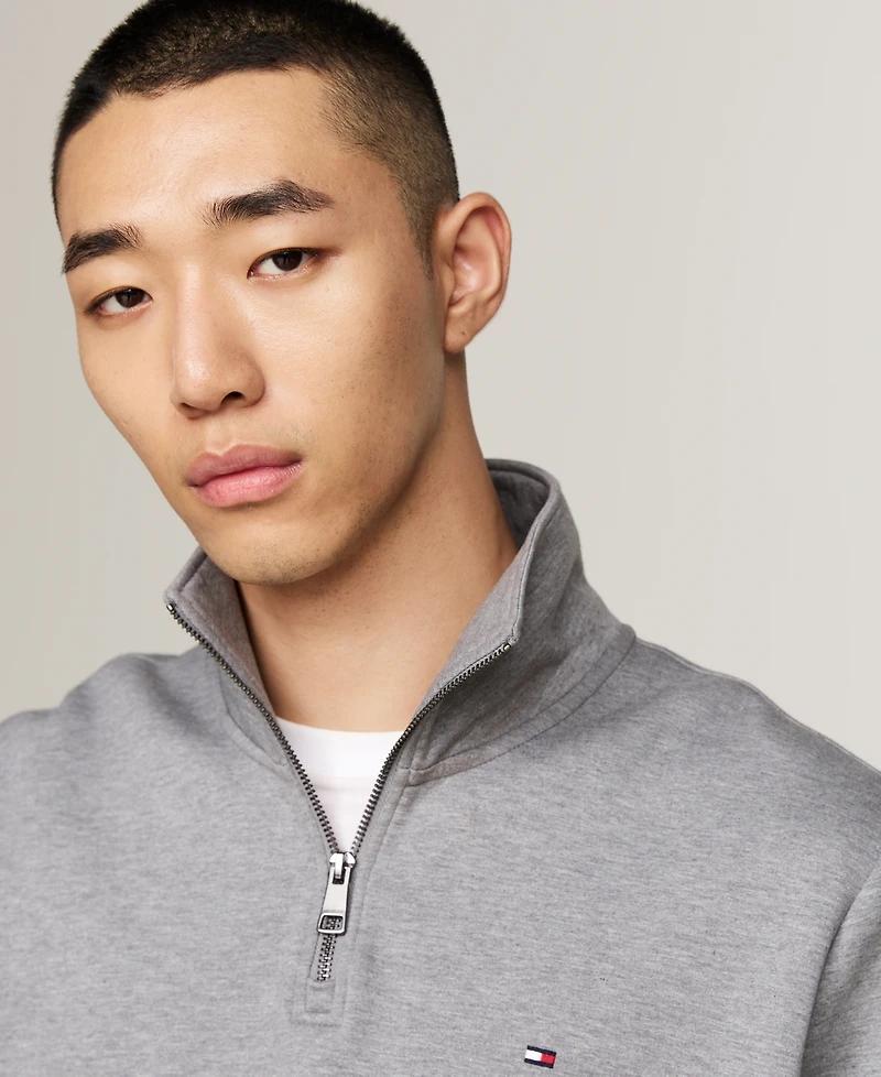 Tommy Hilfiger Men's Essential Intechno Knit Regular-Fit 1/4-Zip Sweatshirt