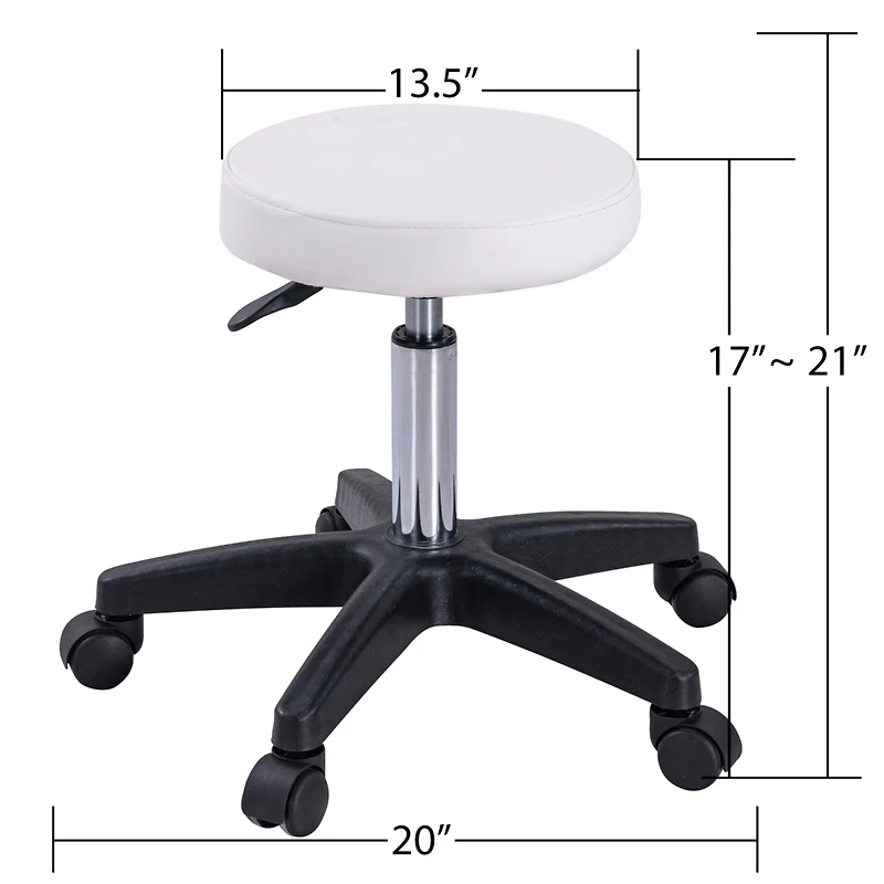 Streamdale Furniture Massage Salon Tattoo Chair with Two Trays Esthetician Bed with Hydraulic Stool, Multi-Purpose 3-Section Facial Bed Table, Adjusta