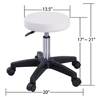 Streamdale Furniture Massage Salon Tattoo Chair with Two Trays Esthetician Bed with Hydraulic Stool, Multi-Purpose 3-Section Facial Bed Table, Adjusta