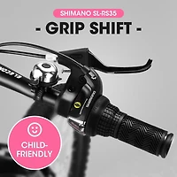 Streamdale Furniture 20" Kids Bike: 7-Speed, Disc Brake, Front Suspension