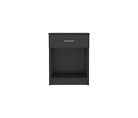 Streamdale Eco Nightstand, Superior Top, One Drawer, Lower Shelf