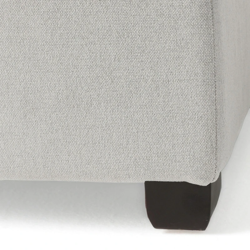 Streamdale Versatile Fabric Storage Bench with Birch Legs for Style and Storage
