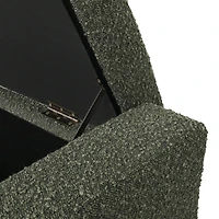 Streamdale Stylish Fabric Storage Ottoman with Flip-Lid Top