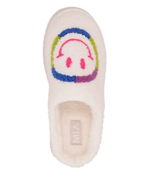 Mia Women's Icicle Slip-On Cozy Shearling Platform Slippers