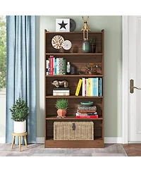 Tribesigns 78-inch Tall Bookcase, Modern 7-Tier White Library Bookshelf with Storage Shelves, Large Open Bookcases Wood Display Shelving Unit