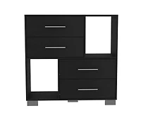 Streamdale Krista Dresser, Two Open Shelves, Four Drawers