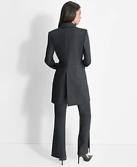 Dkny Women's One-Button Long Blazer