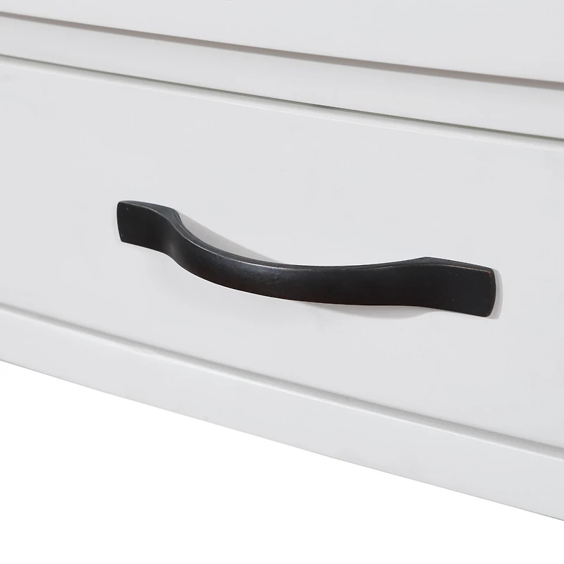 Streamdale Furniture Space-Saving Triangular Corner Table with Solid Wood Legs for Small Spaces