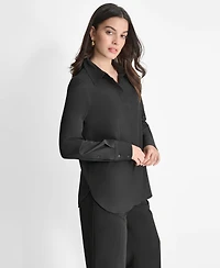 Dkny Women's Button-Front Blouse