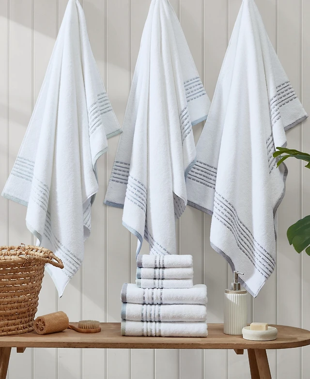 Shop Calvin Klein Iconic Cotton Terry Piece Bath Towel Set at - Main Image