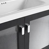 Streamdale 32 Inch Wall-Mounted Bathroom Vanity With Sink, For Small Bathroom