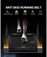 Streamdale Silent Treadmill with Space-Saving Design