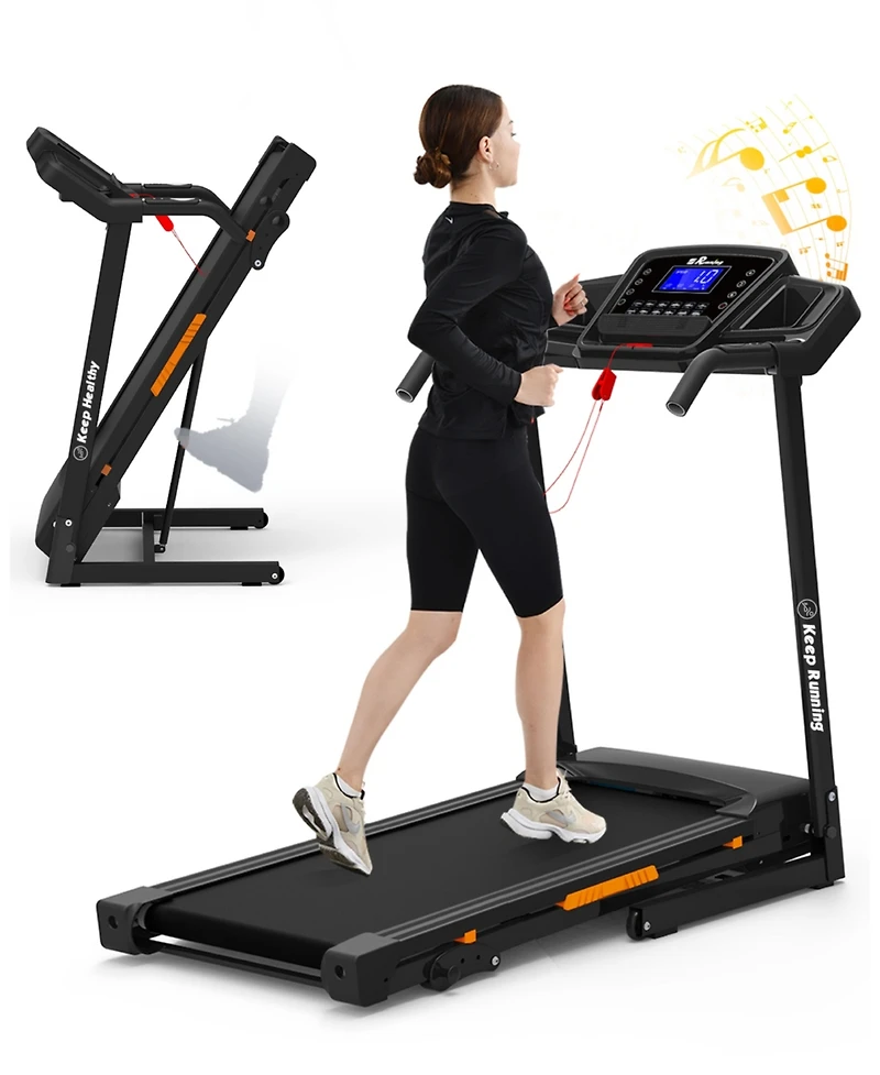Streamdale Silent Treadmill with Space-Saving Design