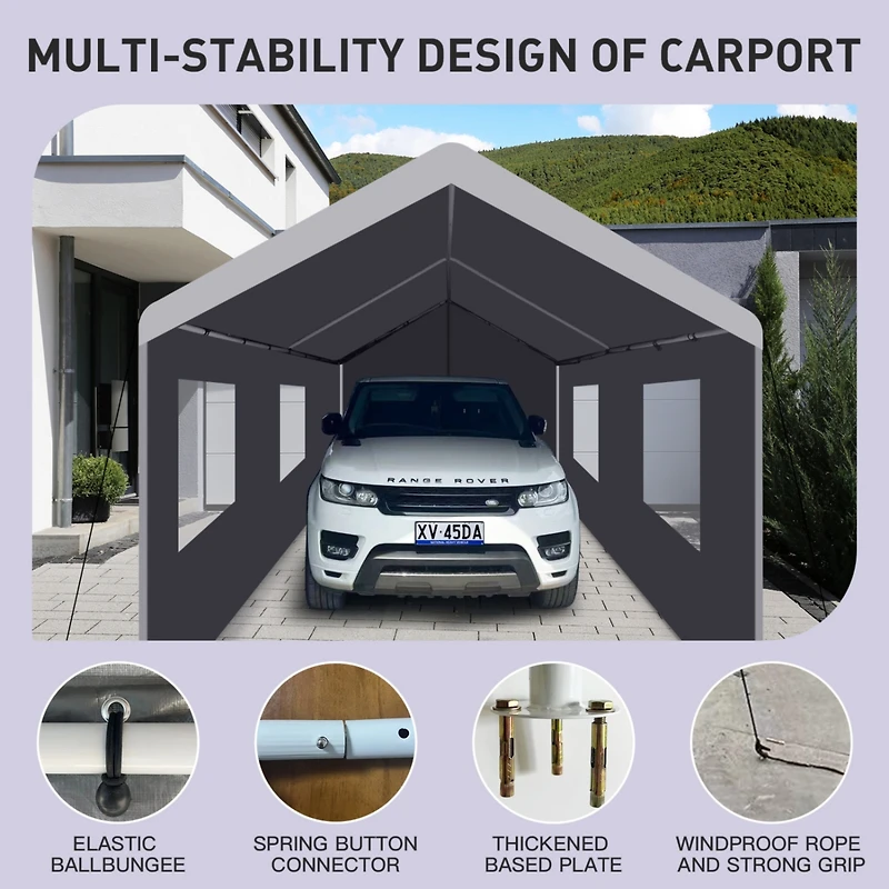 Streamdale 10x20 Carport Portable Shelter