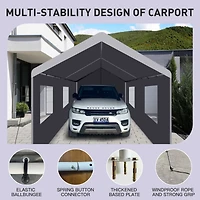 Streamdale 10x20 Carport Portable Shelter
