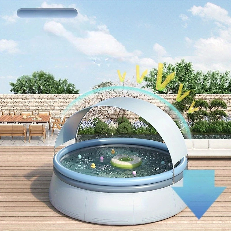 Streamdale 118" Inflatable Family Swimming Pool (2000 Gal Capacity)