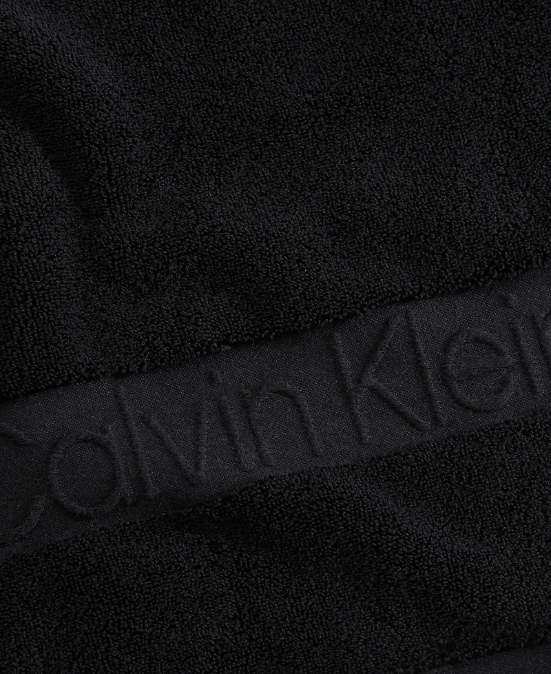 Calvin Klein Iconic Cotton Terry 3 Piece Bath Towel Set