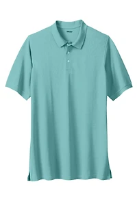 KingSize Big & Tall Longer-Length Shrink-Less Cotton Polo Shirt
