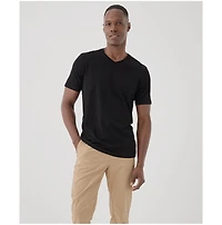Pact Men's Organic Cotton Softspun V-Neck Tee