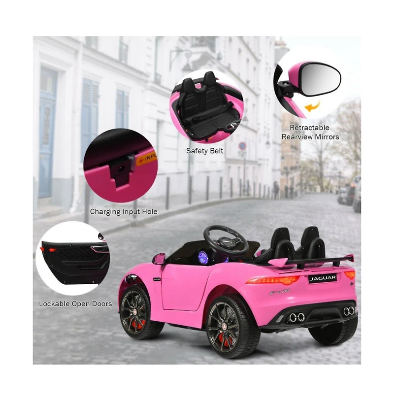 12V Jaguar F-Type Svr Licensed Kids Ride On Car