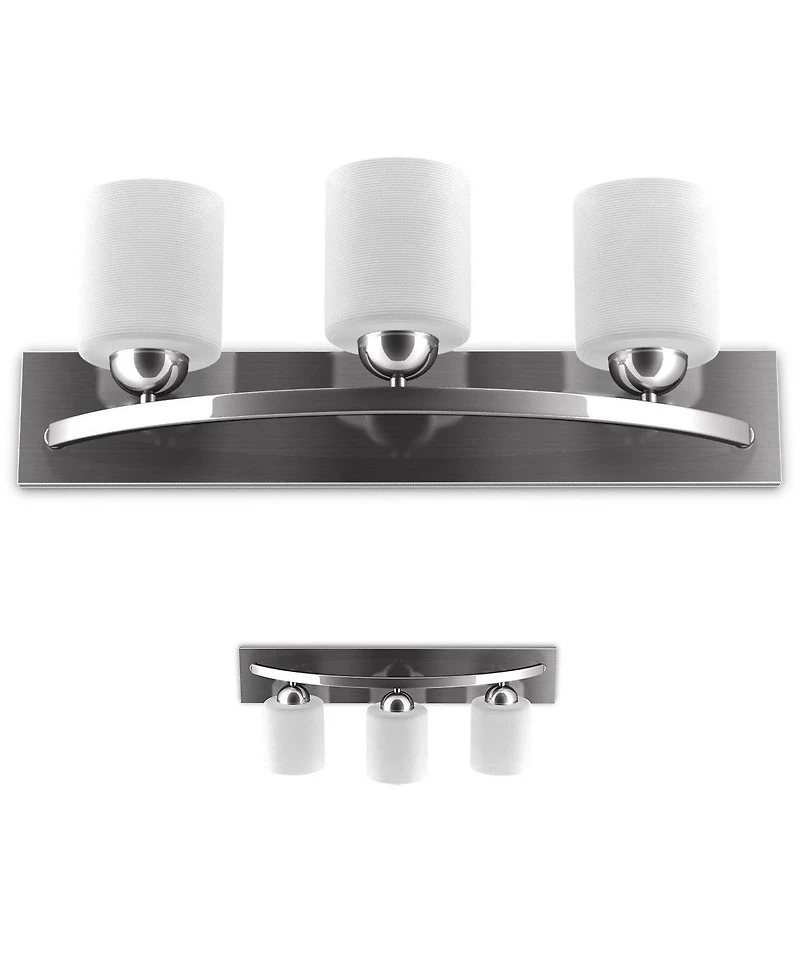 Givimo Glass Wall Sconce for 3 Bulbs