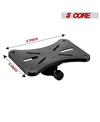 5 Core Speaker Stand Pair Tripod Tall Crank Up Height Adjustable Heavy Duty Floor Stands 35mm Pa Pole Mount