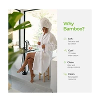 Cariloha Washcloth | Ocean Mist 12"x12" Turkish Cotton & Viscose Material Blend Extra Smooth, Odor Resistant and Highly Absorbent