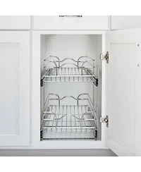 Rev-a-Shelf Kitchen Cabinet Pull Out Shelf Organizer, 15 x 22 In, 5WB2-1522CR-1