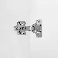 Simplie Fun Wave Pattern Storage Cabinet, 2 Doors, 2 Drawers, Adjustable - Study, Entrance, Living Room