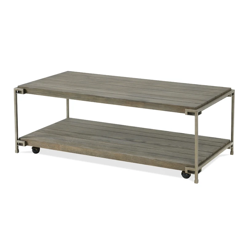 Streamdale Furniture Corbeta 3-Piece Contemporary Coffee & Chairside Table Set in Aged Graphite