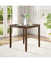 Streamdale Furniture Elegant Solid Wood Counter Height Dining Table Timeless Style, Table Only