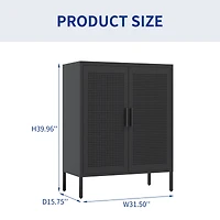 Heavy-Duty Steel Storage Cabinet with Adjustable Shelves and Secure Lock