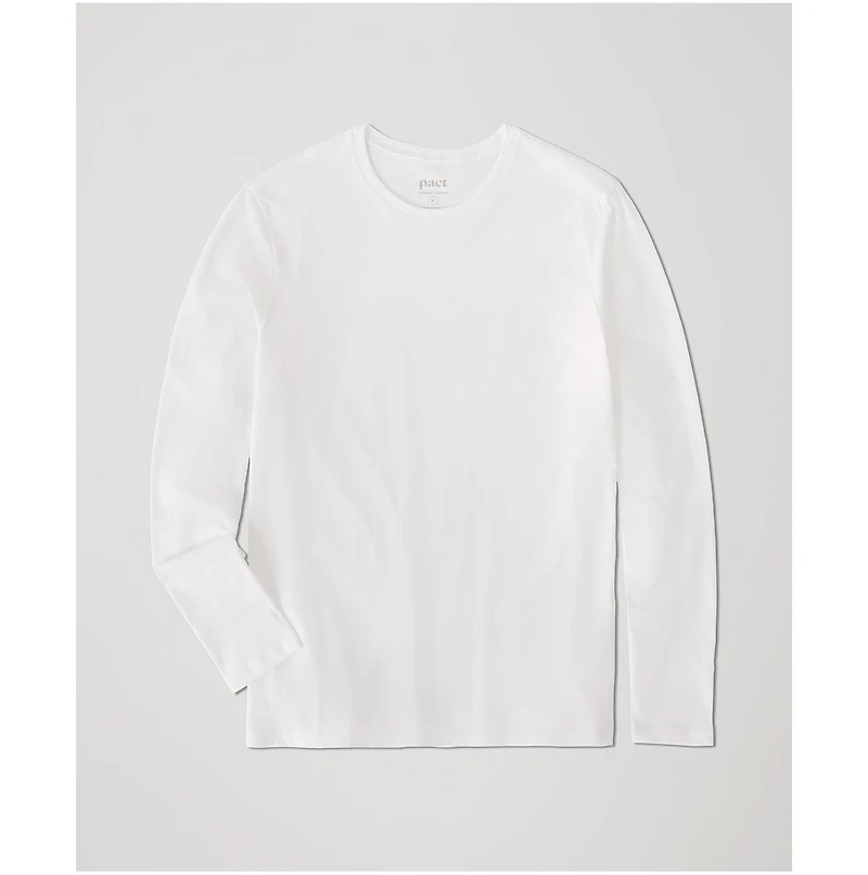 Pact Men's Organic Cotton Softspun Long Sleeve Tee