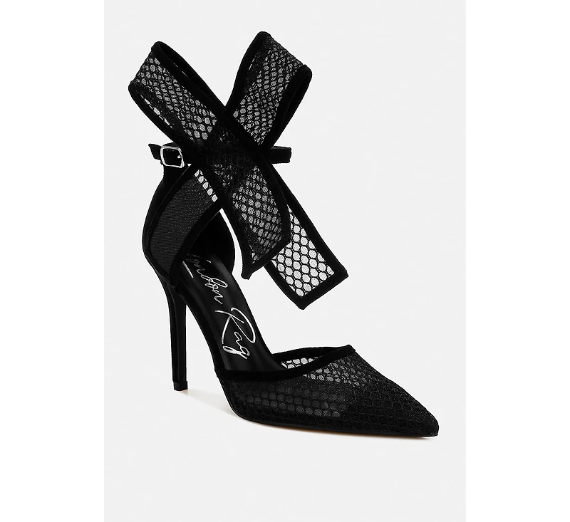 Regenta Big Bow Detail Stiletto Sandals