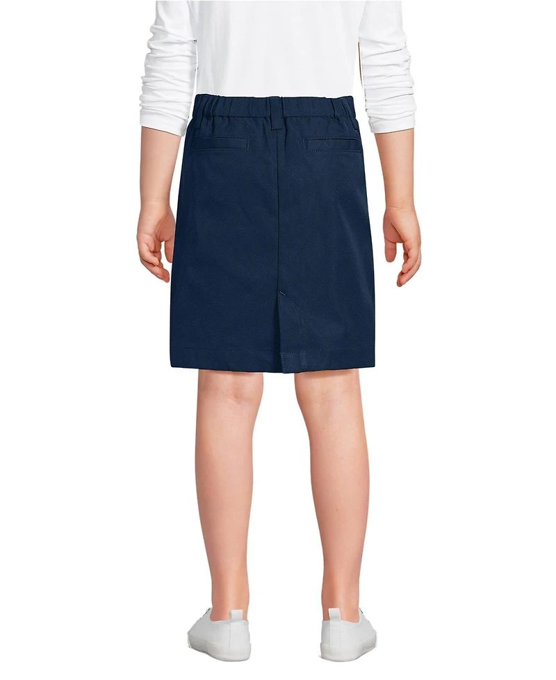 Lands' End Big Girls Active Performance Chino Skort Top of the Knee