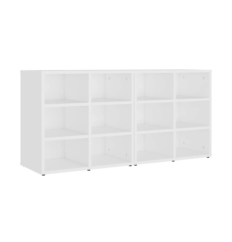 Shoe Cabinets 2 pcs White 20.7"x11.8"x19.7"