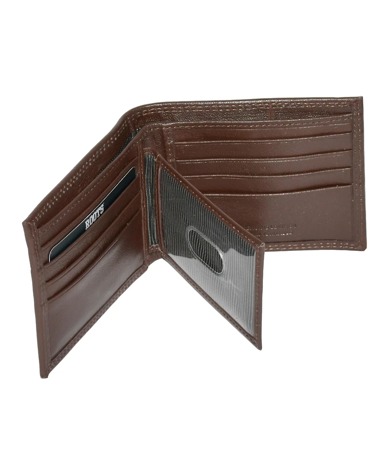 Roots Men's Leather Slim Wallet
