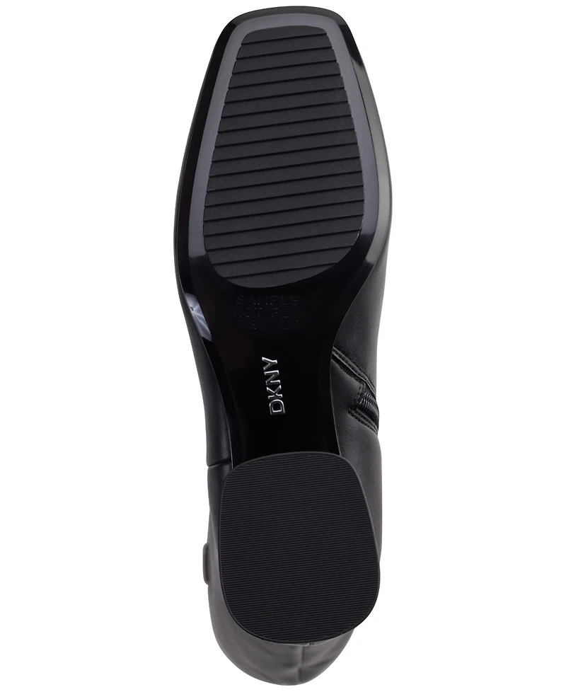 Dkny Women's Cana Block Heel Knee High Dress Boots