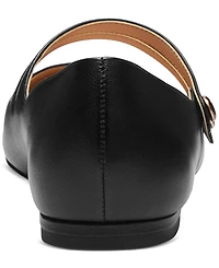 Coach Women's Winley Double Buckle Mary Jane Ballet Flats
