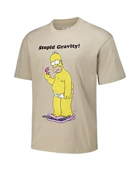 Freeze Max Men's Tan the Simpsons Sugar Daddy Loose Fit T-Shirt