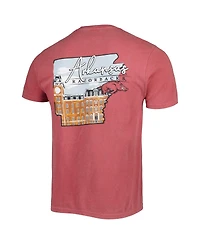 Image One Men's Crimson Arkansas Razorbacks Hyperlocal T-Shirt
