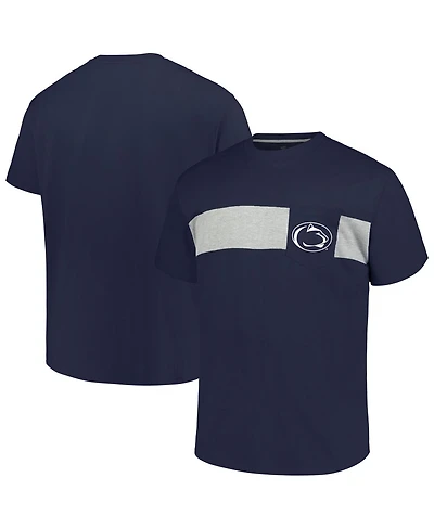 Profile Men's Navy Penn State Nittany Lions Big Tall Color Stripe T-Shirt
