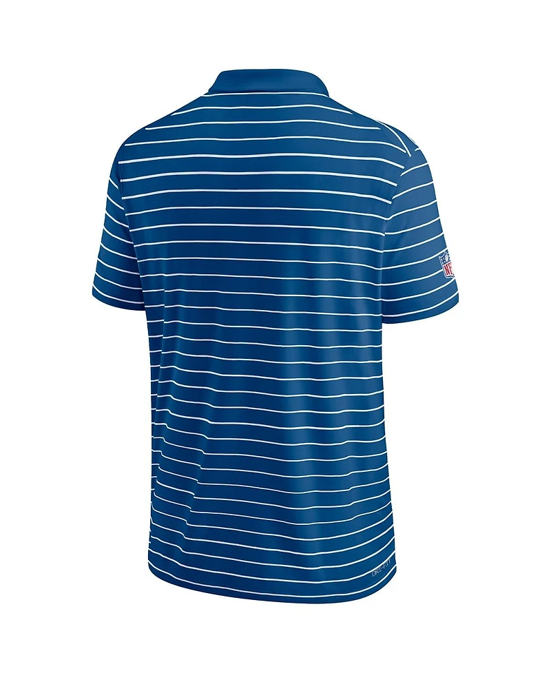 Nike Men's Royal Indianapolis Colts Sideline Lock Up Victory Performance Polo