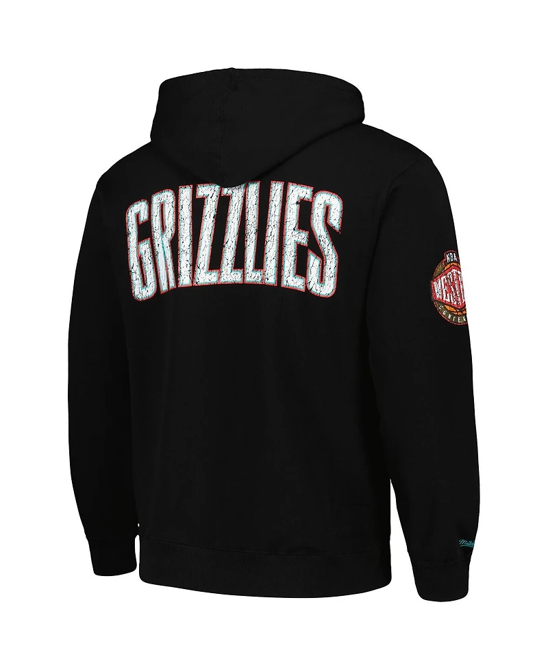 Mitchell & Ness Men's Black Vancouver Grizzlies Hardwood Classics Og 2.0 Pullover Hoodie