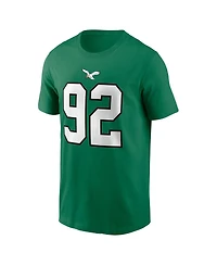 Nike Men's Reggie White Kelly-Green Philadelphia Eagles Retired Player Name Number T-Shirt