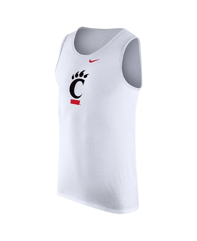 Nike Men's White Cincinnati Bearcats Tank Top