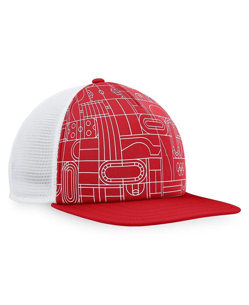 Fanatics Men's Red Olympic Games Five-Panel Trucker Snapback Hat