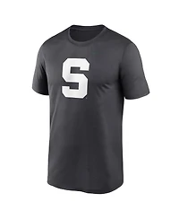 Nike Men's Anthracite Michigan State Spartans Primetime Legend Alternate Logo T-Shirt