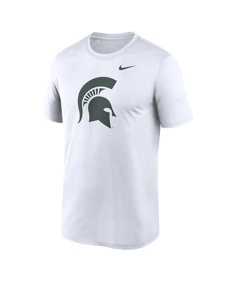 Nike Men's White Michigan State Spartans Primetime Legend Logo T-Shirt
